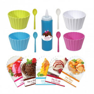 Set preparare inghetata gourmand, Set ustensile inghetata, Echipament preparare inghetata, Ustensile inghetata casnica, Accesorii preparat inghetata, Set complet inghetata, Produse DIY inghetata, Set ustensile desert, Ustensile pentru inghetata vegana