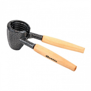 Spargator de nuci cu manere de lemn, 16x5cm, Happymax, spargator de nuci cu maner din lemn, spargator de nuca tip cleste,rasnita pentru nucsoara,cleste spart nuci