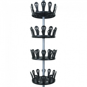 Suport telescopic tip carusel 48 perechi pantofi