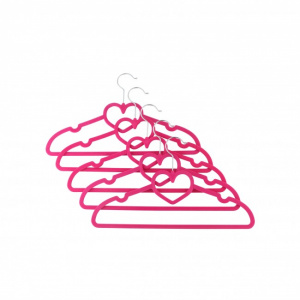 Umerase catifea roz, set 5 buc, dimensiuni 41 x 22,5 x 0,5 cm -Design Inima