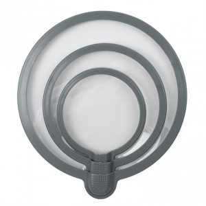 4 capace cu cadru plastic pentru acoperire vase bucatarie