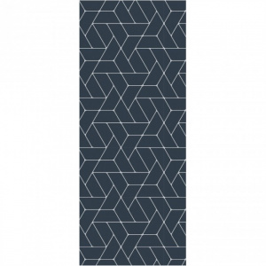 Autocolant decorativ perete, 250x45 cm, forme geometrice-Bleumarin