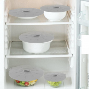 Capac de silicon cu maner pentru oale si vase 28x2,3 cm Quttin capace silicon reutilizabile, capace universale din silicon, capace flexibile silicon, Capac de silicon, cu maner, pentru oale si vase, 28x2,3 cm,Capac silicon cu maner, capac vase silicon, ca