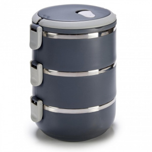Caserola termica 3 compartimente, 2200 ml