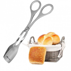 Cleste servire otel inoxidabil 18,2x2,7x3,5 cm, Happymax, cleste servire din inox, cleste inox, ,cleste bucatarie inox,cleste grill