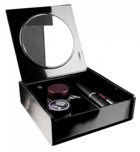 Cutie neagra make-up cu oglinda HAPPYMAX.RO