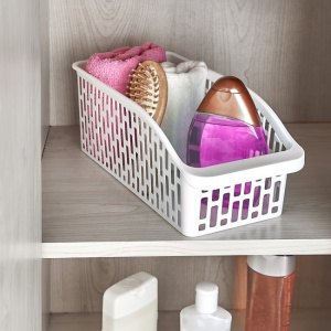 Cutie pentru depozitare si organizare in frigider, 14,4x33x12 cm, , Eva, alb