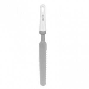 Cutit zimtat de cofetarie pentru taiere si intins crema, plastic uz alimentar, 34x3 cm, Happymax