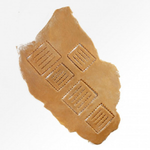 Cutter, decupator fata dubla pentru prajitura marocana Chebakia-9,2x7,6x2cm-Ibili