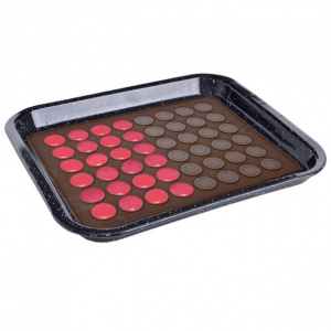 Folie silicon pentru macarons, hapyymax.ro tava copt macarons, folie silicon macarons, Folie de copt, silicon, pentru macarons, Tava copt Macarons, foaie copt macarons, 
