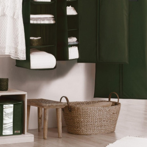 Husa plata depozitare haine si textile sub pat, in locuri inguste  107x46x16 cm-Greentex