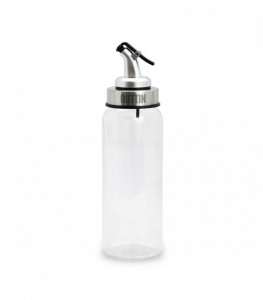 Oliviera sticla cu picurator si capac, 250 ml, Happymax,oliviera sticla, picurator ulei, recipient otet, oliviera cu capac, sticla 250 ml, depozitare ulei, recipient transparent, capac inox, oliviera bucatarie, Happymax oliviera, oliviera eleganta, olivie