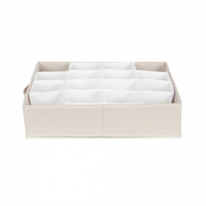 Organizator pentru sertare cu 16 compartimente, Nancy, 40x40xH9 cm, Happymax.ro
