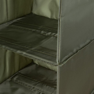 Organizator vertical cu 5 compartimente pentru bara de haine 30x30x105 cm-Greentex