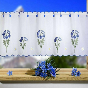 Perdea scurta, 45 x 115 cm -Gentiana