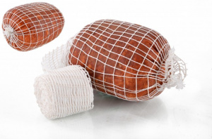 Plasa elastica alimentara-5 m, Plasa carne afumata, Orion, Alb.  plasa elastica alimentara, plasa pentru friptura