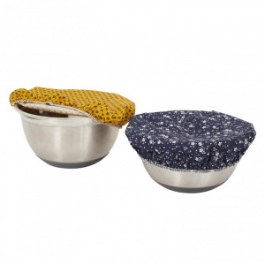 Set 2 bucati capace textile, bumbac, diametru 28 cm