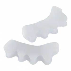 Set 2 separatoare degete, 9x1x1 cm, cauciuc termoplastic