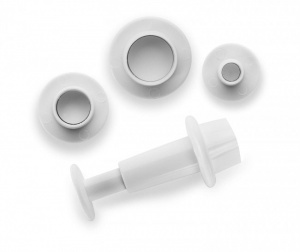 Set 3 forme-decupatoare pentru fondant,martipan-Cercuri-Ibili