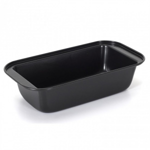 Set 3 forme patiserie, din otel carbon - tava, forma rotunda, forma dreptunghiulara, forma de copt antaderenta, tava pentru copt rotunda