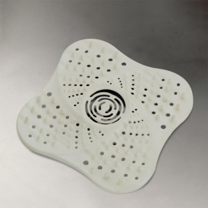 Sita scurgere chiuveta sau cada, plastic, 13,5x13,5 cm, alb