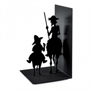 Suport lateral din metal pentru sustinere carti, model Don Quijote.