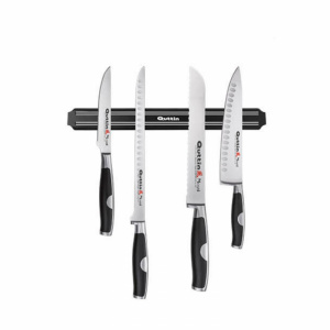 Suport magnetic de perete pentru cutite 38 cm-Quttin, suport magnetic cutite, suport magnetic scule, bara magnetica de perete depozitare cutite, Suport magnetic pentru cutite Quttin 38 cm, Negru,Suport magnetic pentru cutite, Suport cu magnet pentru cutit