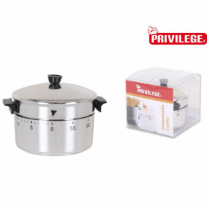 Timer, cronometru mecanic bucatarie model oala-Privilege,  timer bucatarie mecanic, timer mecanic pentru bucatarie, timer bucatarie, cronometru bucatarie, temporizator mecanic de bucatarie,Timer mecanic bucatarie Cronometru mecanic pentru gatit Timer cron