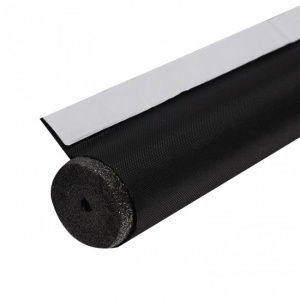 Banda etansare usa impotriva frigului si a curentului, rotunda, din spuma, 90x5x5 cm, negru, Happymax, Protectie usa anticurent, adeziva, silicon, 100x6x0.5 cm, alb, Happymax, Protectie usa anti curent , anti praf si insecte, adeziv 3M, din silicon, prote