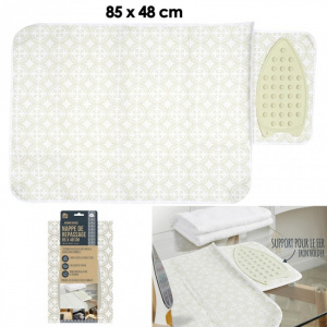 Covoras de calcat rufe cu suport pentru fier de calcat, 85x48 cm, Happymax