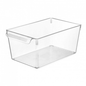 Cutie depozitare alimente in frigider, transparenta, 20x32.5x14 cm, Happymax. cutie depozitare, cutie frigider, organizator frigider, cutie transparenta alimente, cutie plastic alimentar, cutie plastic transparent, cutie depozitare Happymax, organizator b