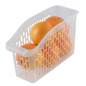 Cutie pentru depozitare si organizare in frigider, 11,3x29x17 cm, Eva, transparent