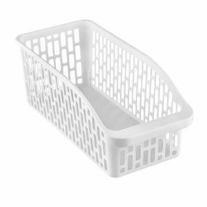 Cutie pentru depozitare si organizare in frigider, 14,4x33x12 cm, , Eva, alb
