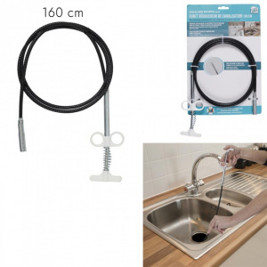 Dispozitiv tip sarpe cu gheara pentru desfundat chiuvete, 160 cm