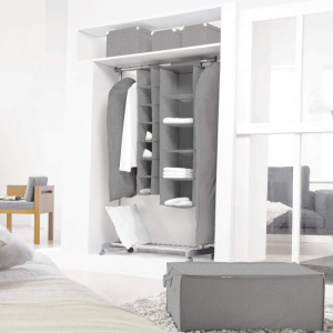 Husa cu fermoar pentru depozitare textile in locuri inguste 107x46x16 cm-Palma