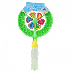 Jucarie tip morisca baloane de sapun, 17xH33 cm, verde