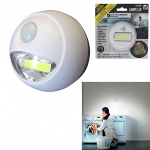 Lampa LED COB, 100 lumeni, cu detector de miscare