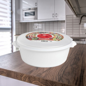 Oala cuptor microunde rotund -1,5 l