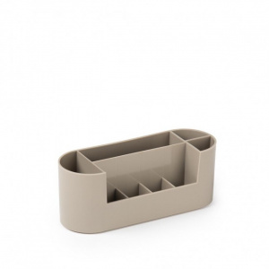 Organizator produse make up, 6 x 17 x 6,5, crem, Surt Vrm