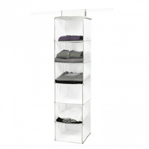 Organizator vertical 6 compartimente pentru bara umerase 30x30x128cm-Life