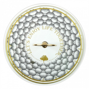 Platou supraetajat, cu 2 niveluri, prezentare aperitive sau desert, inaltime 22,5 cm