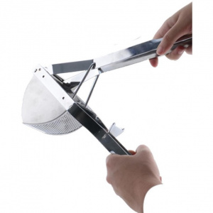 Presa pentru cartofi fierti – inox, HAPPYMAX.RO Presa cartofi, Orion, Inox, Argintiu, presa cartofi piure, presa de zdrobit cartofi, presa pentru cartofi piure, aparat piure cartofi, zdrobitor piure, presa cartofi fierti cu pasare