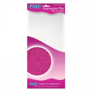 Sablon imprimare, ornare tort, martipan, fondant, icing-PME-buline polka