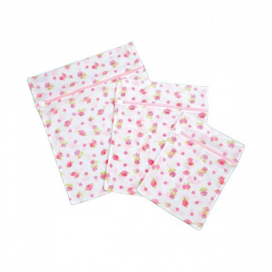Set 3 buc sac rufe pentru masina de spalat Trandafiri