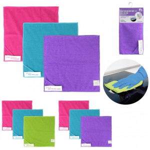 Set 3 lavete microfibra 30x30 cm