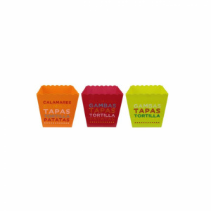 Set 3 recipiente servire tapas
