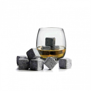 Set 9 pietre gheata pentru whisky-Whisky stones,  pietre pentru racit whisky, Pietre de gheata pentru whiskey, Set 9 Cuburi din roca pentru whiskey