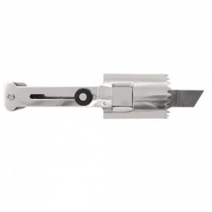 Ustensila inox pentru scos cotoare mere, 3 x 11cm, Happymax, aparat de scos cotorul la mere, dispozitiv de scos cotoarele la mere, cutit scobit mere. Ustensila inox scos cotoare mere 3x11cm,dispozitiv de scos cotoare din fructe,cutit curatator manual pent