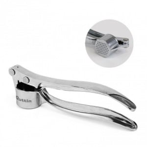 Ustensila tip presa metalica pentru usturoi, 15,5x2,5 cm, Happymax.  presa usturoi, strivitor usturoi, pisălog usturoi, zdrobitor usturoi, mărunțitor usturoi, echipament bucătărie, ustensile bucătărie, gadgeturi bucătărie, instrumente condimente, accesori
