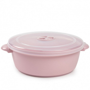 Oala cuptor microunde rotund -2 l - Rosa Palo